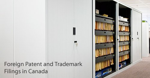 Canada patent and trademark filing